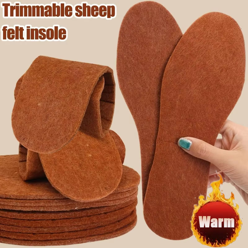 Women'S Shoes Naturalizer - 5-10Pairs Thick Warm Wool Felt Insoles