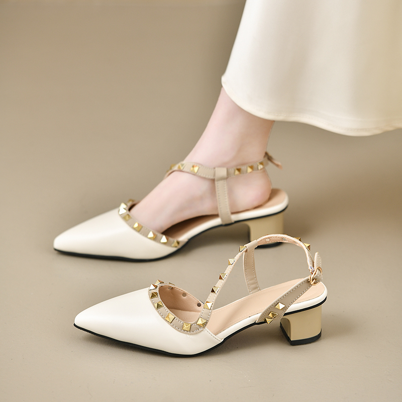 Women Shiny Back Buckle Strap  - Women'S Shoes Trendy review and price