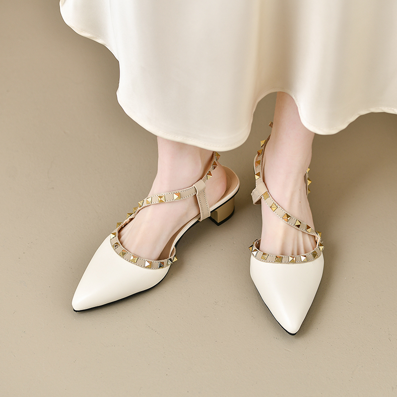 Women Shiny Back Buckle Strap  - Women'S Shoes Trendy review and price