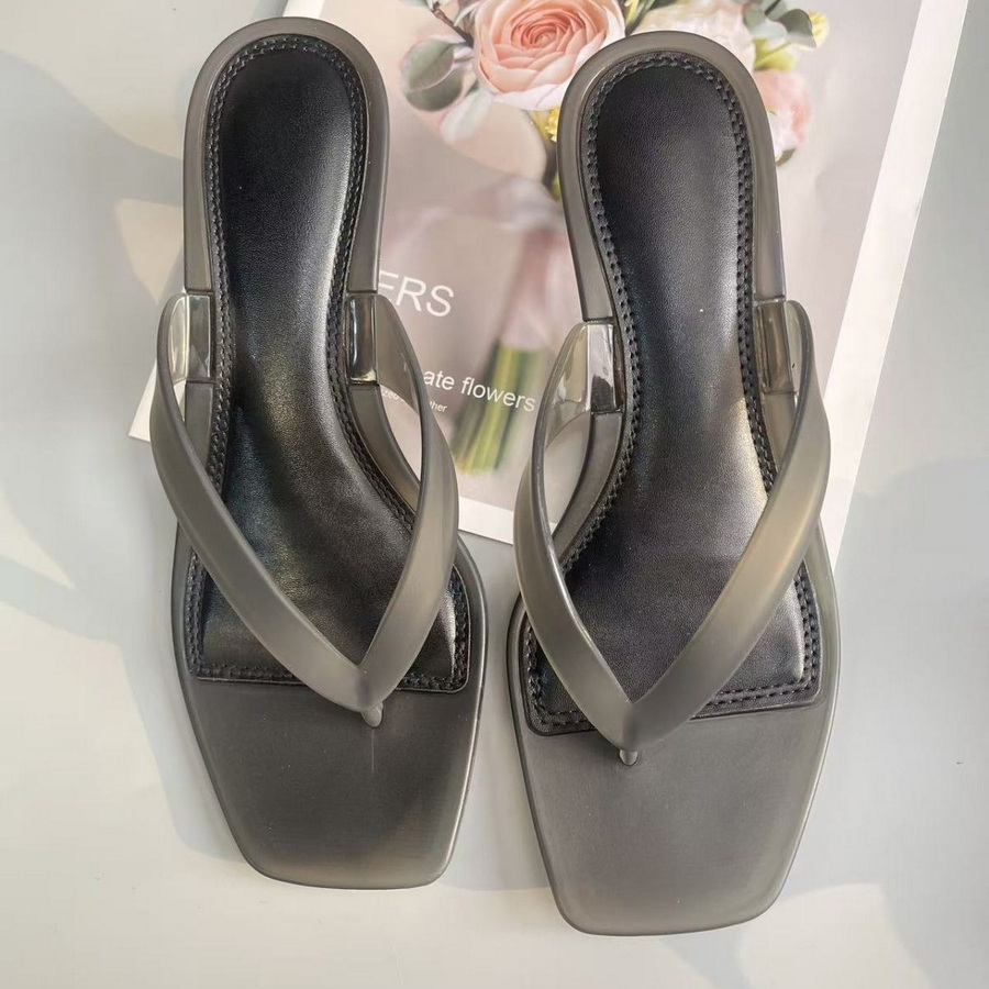 Korean Muted Tone Olive Green  - Thong Flat Sandal review and price