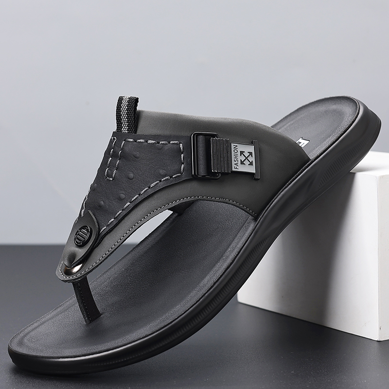 Men's Adjustable Buckle Thong  - Thong Flat Sandal review and price