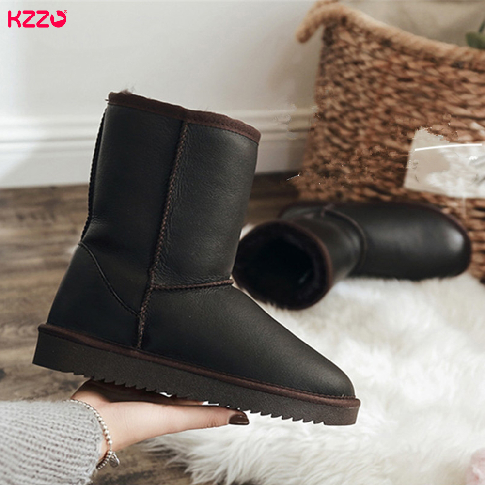 KZZO Natural Wool Fur Lined Wa - Women Shoes In Australia review and price